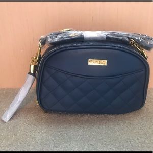 Joy + Iman Genuine Leather Crossbody Purse